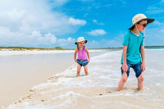 Let the kids loose on the empty beaches of the Galapagos | Travel Nation