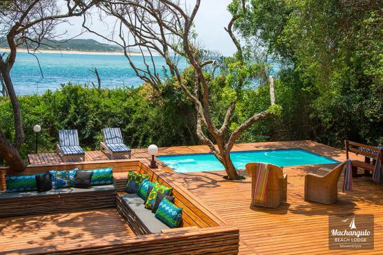 Spend lazy days on the pool deck with tropical views | Photo credit: Machangulo Beach Lodge