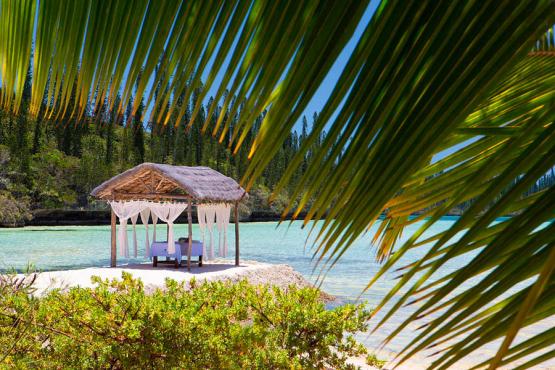 Get a massage on Oro Bay in the Ile des Pins | Photo credit: Marriott Hotels