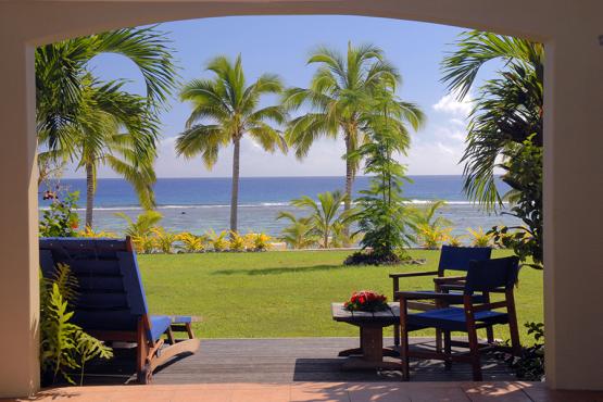 The Sunset Resort - beachfront room view
