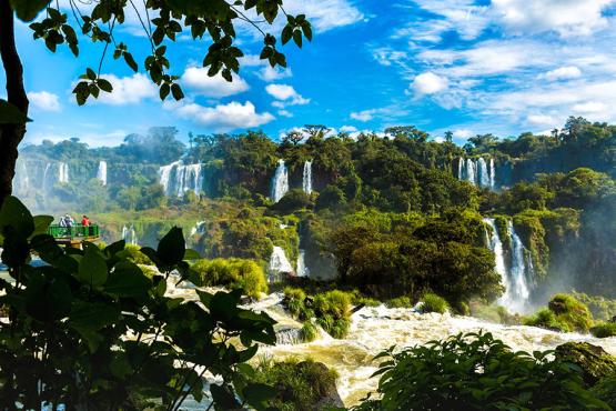 Visit Iguazu Falls from both the Brazilian and and Argentinan sides