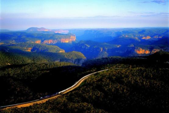 Sit back and take in the majestic views of the Blue Mountains