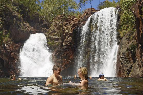 Swim in waterfalls and spring fed streams in Litchfield National Park 