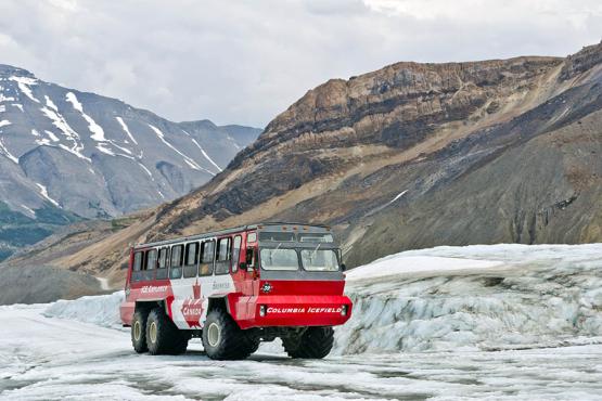 Drive with ease onto vast icefields