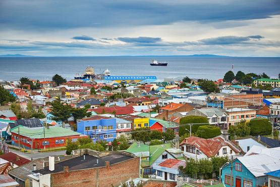 Head to south to the rugged landscapes surrounding Punta Arenas
