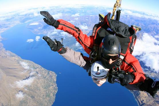 Skydiving in Queenstown, New Zealand
