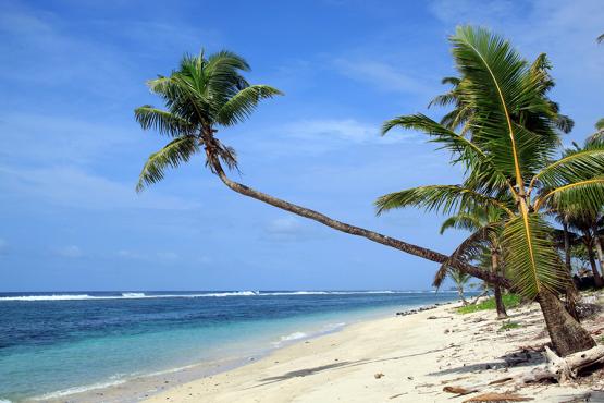 Relax on one of the island's white sandy beaches