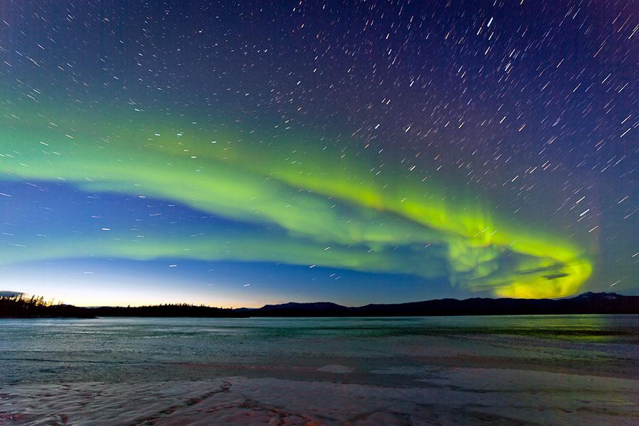 Aurora Borealis is most visible in early Autumn and Spring