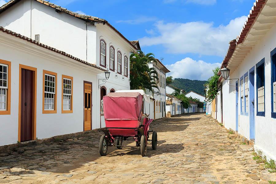 Wander among the cobbled streets Paraty