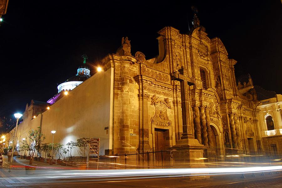 Church in downtown Quito, Ecuador