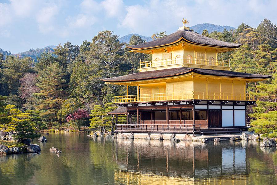 Make sure you visit Kyoto&#039;s famous Golden Pavilion