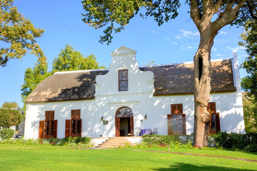 Cape Dutch style architecture, Paarl, Winelands, South Africa
