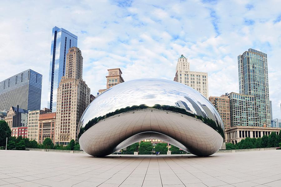 Cloud Gate (The Bean), Chicago, Illinois, USA