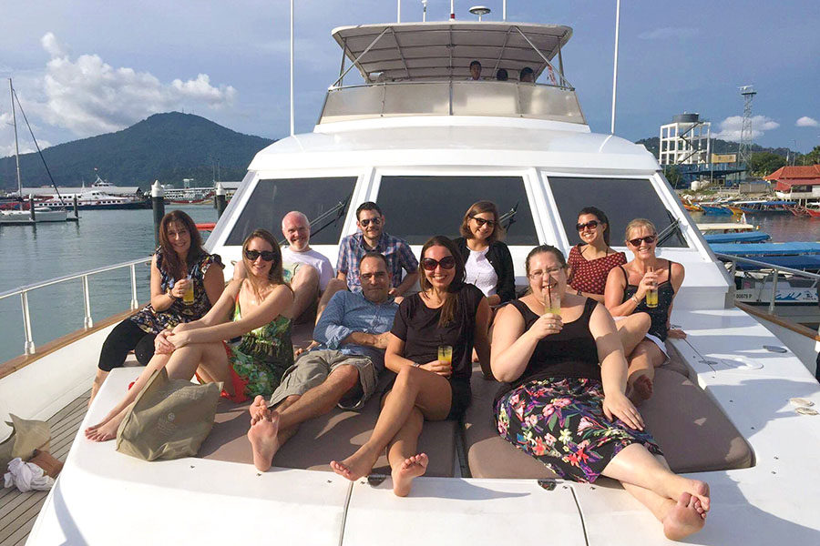 Things to do in Langkawi: Chris enjoyed a sunset dinner cruise with Naam