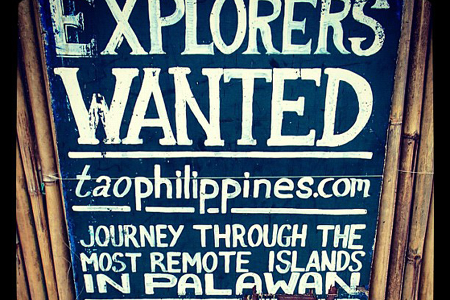 Explorers wanted, Palawan, Philippines