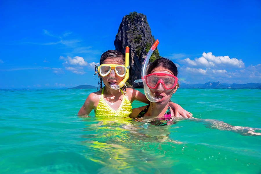 Your kids will love snorkelling!