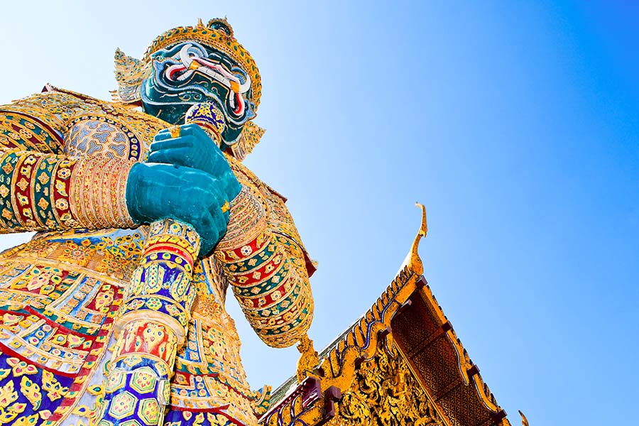 Explore the dazzling Grand Palace in Bangkok