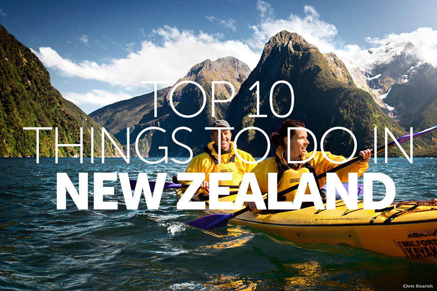 Top 10 things to do in New Zealand