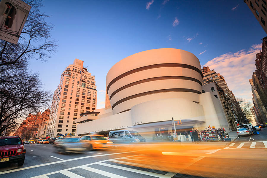 Wander amongst the famous artworks of the Met & the Guggenheim 