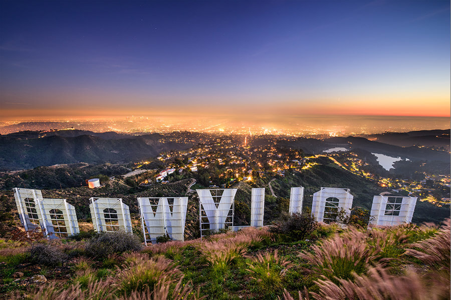 Hike the Hollywood Hills before watching the sunset over LA
