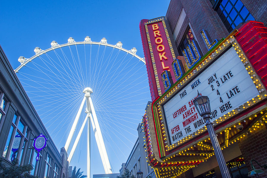 Get an amazing view from the High Roller ferris wheel