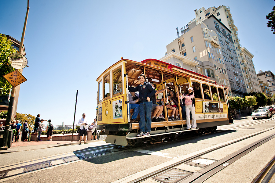 Cable car, San Francisco, California, USA