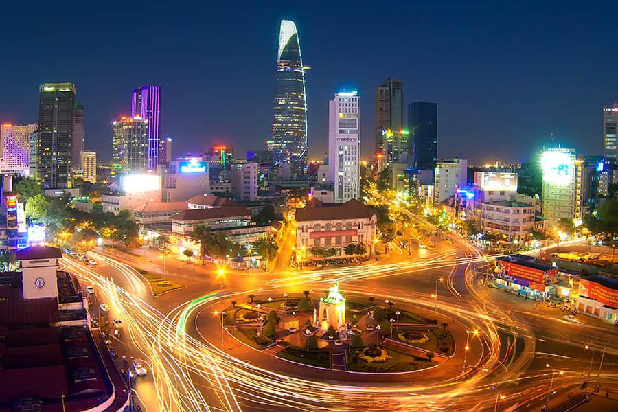 It's all hustle and bustle in Ho Chi Minh City
