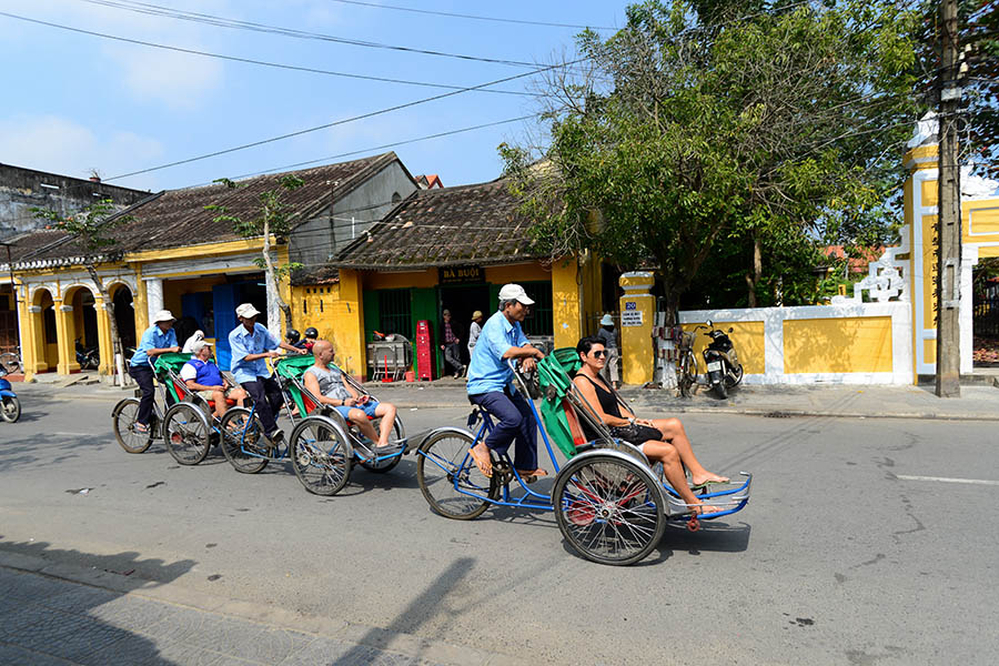 Take a cyclo through the streets of Hue