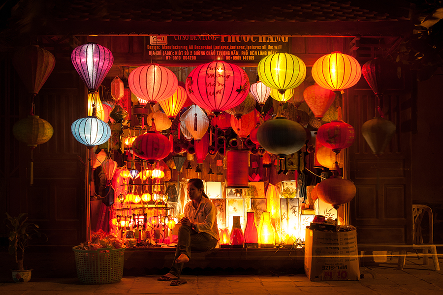 A lantern shop, Hoi An, Vietnam A lantern shop, Hoi An, Vietnam